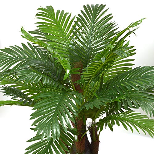 3.28-ft Artificial Palm Leaf Tree Plants Imitation Leaf Artificial Plant Green Greenery Plants Faux FakeTropical Large Palm Leaves Tree Outdoor UV Resistant Plants for Home Kitchen - Thumbnail 3