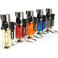 Lot of 5 Triple Torch Transparent Color Butane Cigarette Cigar Lighter 25 * 337x5