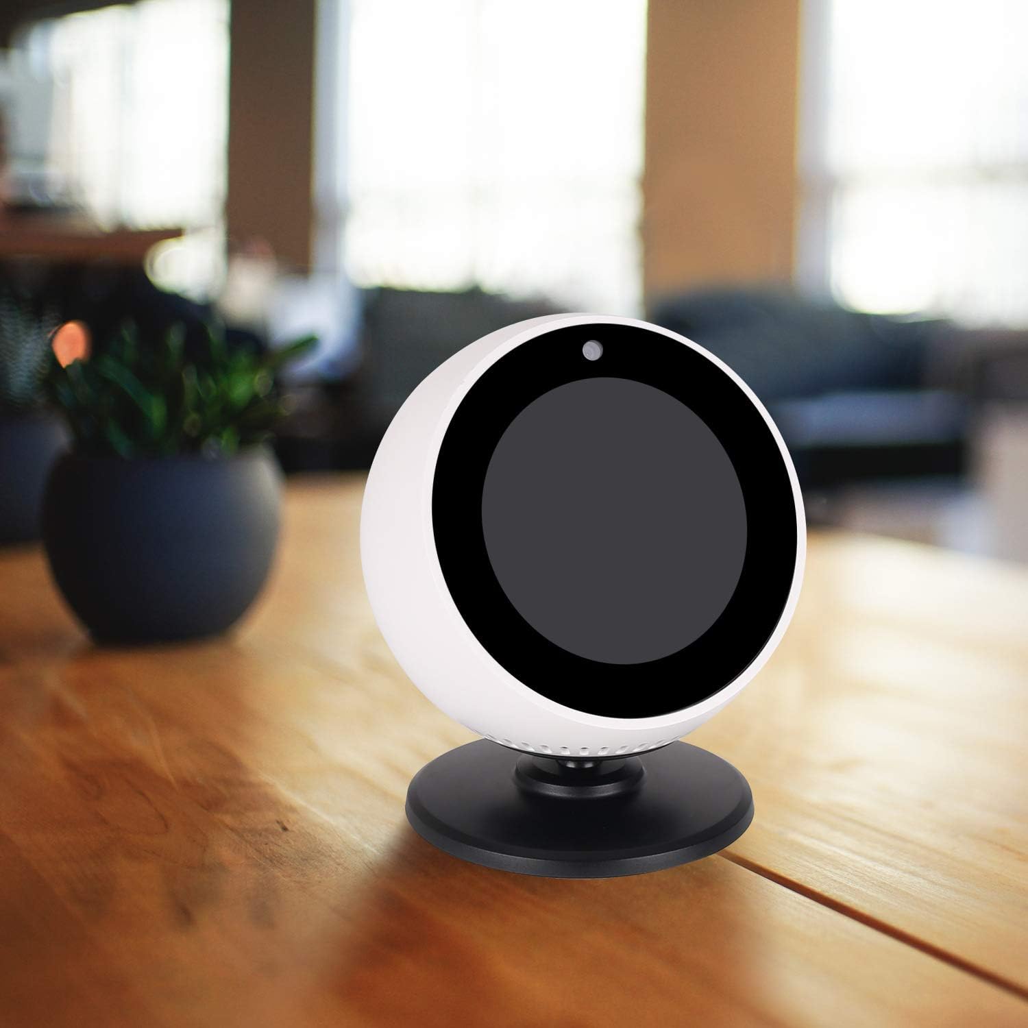 SoulQ Echo Spot Stand,360-degree Rotation Adjust Holder,Improves Viewing Angle Appearance for Amazon Echo Spot - Image 3