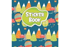 My Sticker Book: Blank Sticker Album, Stickers Collecting Book For Kids