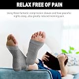AVIDDA Ankle Support Brace 2 Pack Compression Sleeve Grey XL view 6