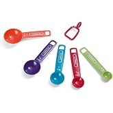 Farberware Professional Plastic Measuring Spoons, Set of 5, Colors may vary