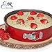 Springform Pan 10 Inch for Baking Cake and Cheesecake from Elsterware Quick-Clean Tin, Easy Release Spring Clip, and Removable Bottom Allow Pans Nonstick Separation to Reveal a Masterpiece. Bake Easy!