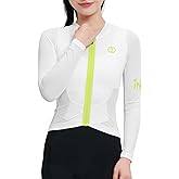 INBIKE Cycling Jersey Women Long Sleeve - Breathable Cycling Jersey, with Reflective Zipper&Logo for Road Biking Riding