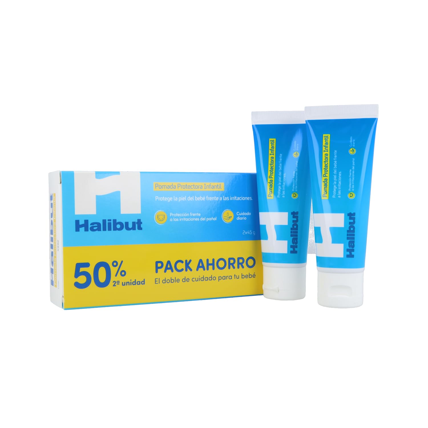 HALIBUT Dermoh Cream Nappy Pack Duplo 2 x 45 g., 300 g