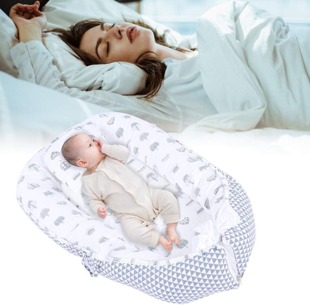 Baby Nest Pasgeboren Peul Babykussen Babybed Slaap Pod Reiswieg Bed Peuter Draagbaar Bed Reiswieg Matras Pasgeboren Ligstoel Zachte Ademende Katoenen Inbakerdoek Voor Pasgeborenen Amazon Nl