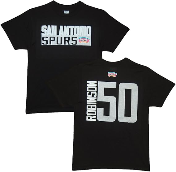 Amazon Co Jp Majestic David Robinson サンアントニオ スパーズ Nba カスタムスローバックプレーヤーtシャツ S ブラック スポーツ アウトドア