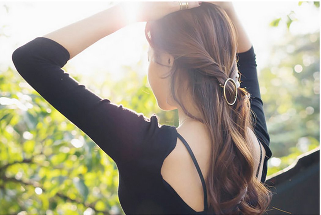 Hair Clip for Women, Fascigirl 8pcs Vintage Hair Barrettes Hair Pins Moon Triangle Circle Butterfly Hair Clips for Girls Thick Hair Styling Hair Accessories