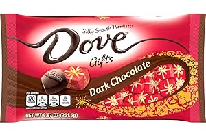 Dove Promises Holiday Gift Dark Chocolate Christmas Candy Bag, 8.87 oz