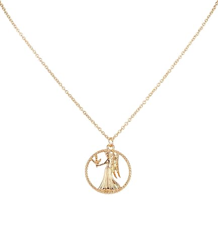 Six Damen Halskette Sternzeichen Jungfrau Statement Kette