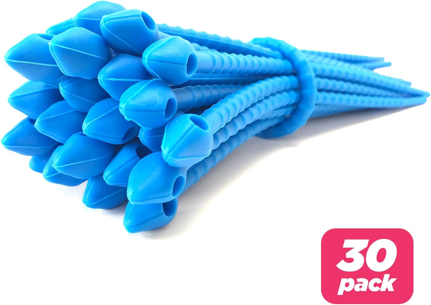 Garden Rubber Wraps and Gear Zip Tie Straps Black 30Pack Kitchen