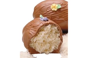 Philadelphia Candies Coconut Easter Egg, Milk Chocolate 8 Ounce Gift Box