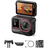 Insta360 Ace Pro 2 Single Battery Bundle - 8K Waterproof Action Camera Co-Engineered with Leica, 1/1.3" Sensor, Dual AI Chip, Leading Low Light, Superior Audio, Flip Screen &amp; AI Editing for Vlogs