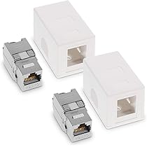 kwmobile 2X Roseta RJ45 para Pared con 2 módulos Keystone: Amazon.es: Electrónica