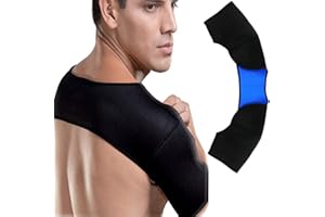 FERCAISH Double Shoulder Brace Warm Support Protector Shoulder Strap Brace for Sleeping Outdoor Lifting Sports, Relieve Chronic Tendinitis Pain, Breathable Sports Protective Gear (Size S)