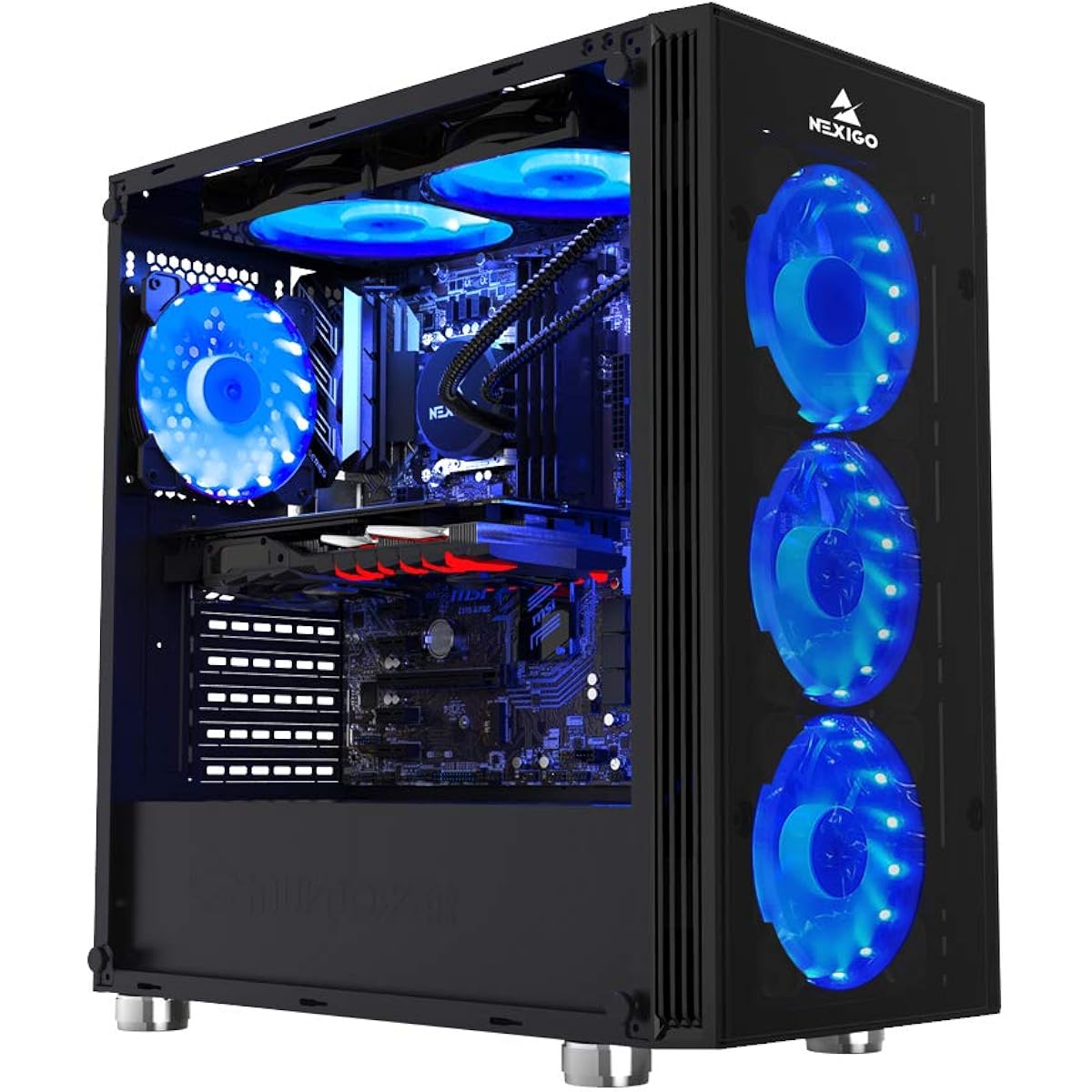 ゲーミングPC RTX2060 i7-9700K SSD480GBHDD2TB $68/mo - Finance 2020 NexiGo Quantum-Flux Gamer Liquid Cooled VR