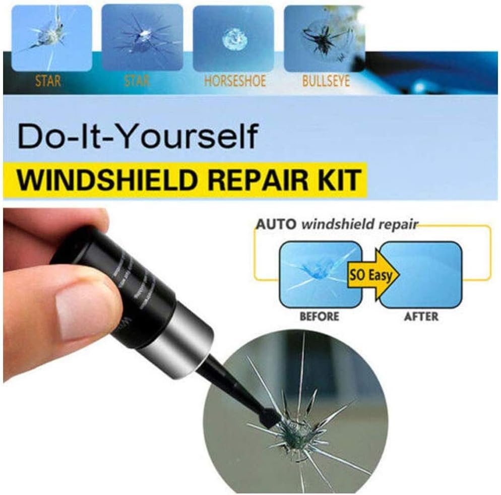 AFGQIANG Automotive Glass Nano Repair Fluid Car Window Glass Crack Chip Repair Tool Kit
