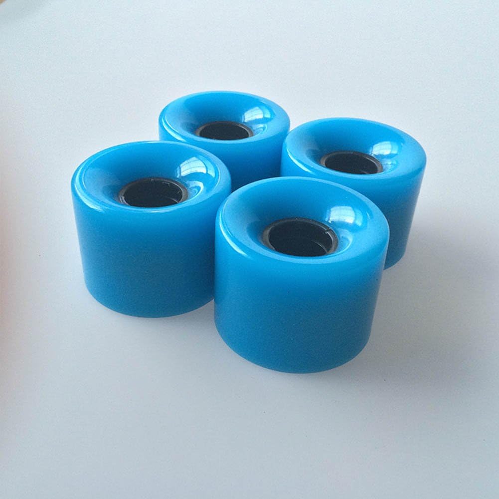 Baby Blue 1Set(4 Pcs) Blank Pro 6045Mm Pu Wheels Fits Board Style Skateboard Backpack Longboard Skate Board Cruiser