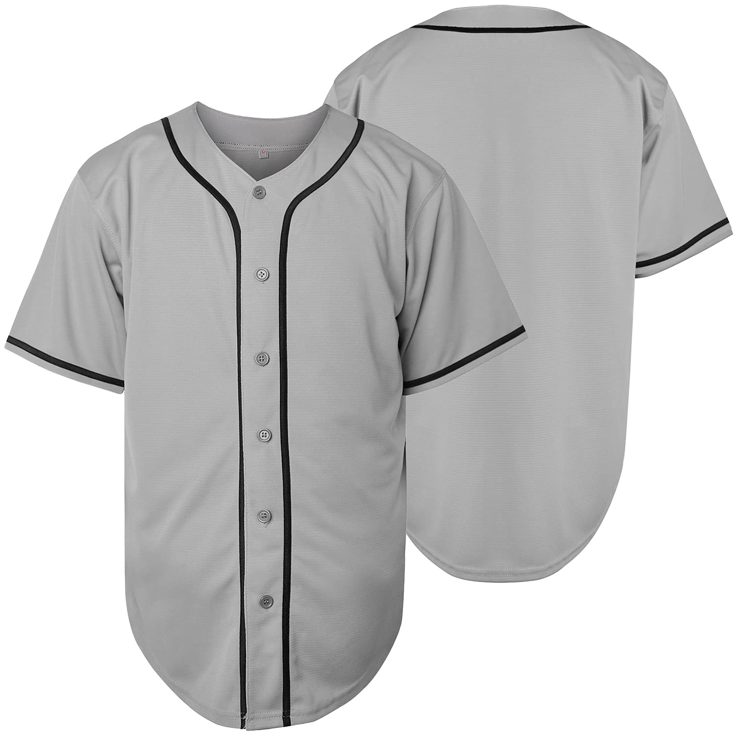 NJKA Blank Plain Hip Hop Hipster Button Down