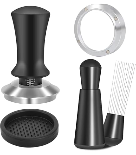 MIAO JIN Portafiltro Senza Fondo 51 Mm Per DeLonghi Dedica EC680/EC685 – Con Manico In Legno Di Faggio E Cestello 1 Tazza - 2