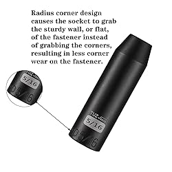 TUZkozs 3/8-Inch Drive 5/16 Deep Impact Socket with