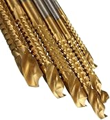 Gasea 6Pcs Drill Bit Set HSS Titanium Coated 3/4/5/6/6.5/8mm 1/4" hex view 4
