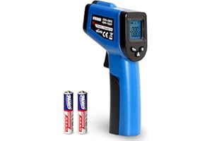 Seentech DT8380BH Industrial Infrared Thermometer - Non-Contact Temperature Tester for Kitchen & Industrial Use, -50°C to 380°C Range, High Precision with Laser Targeting (DT8380D)