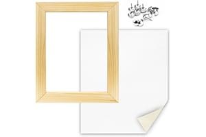 PAINT A DREAM 16x20 inch Stretcher Bars for Canvas Painting, Premium Wooden Frame Strips, Easy to Assemble Canvas Frame Kit, Ready-to-Hang Gallery Wall Art for Home Decor, DIY, Paint by Number
