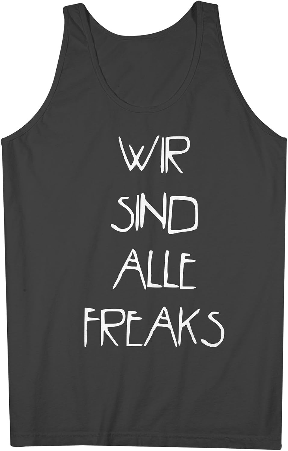 Wir Sind Alle Freaks Lustige Sprüche Herren Tank Top Ärmellos