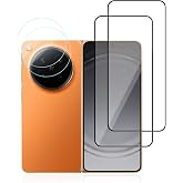 Helvioran [2+2] Pack Cover Screen Protector for Oppo Find N6 with Lens Protector, 9H Hardness Tempered Glass,Anti-Scratch, Bubble Free, HD Clarity, Case Friendly