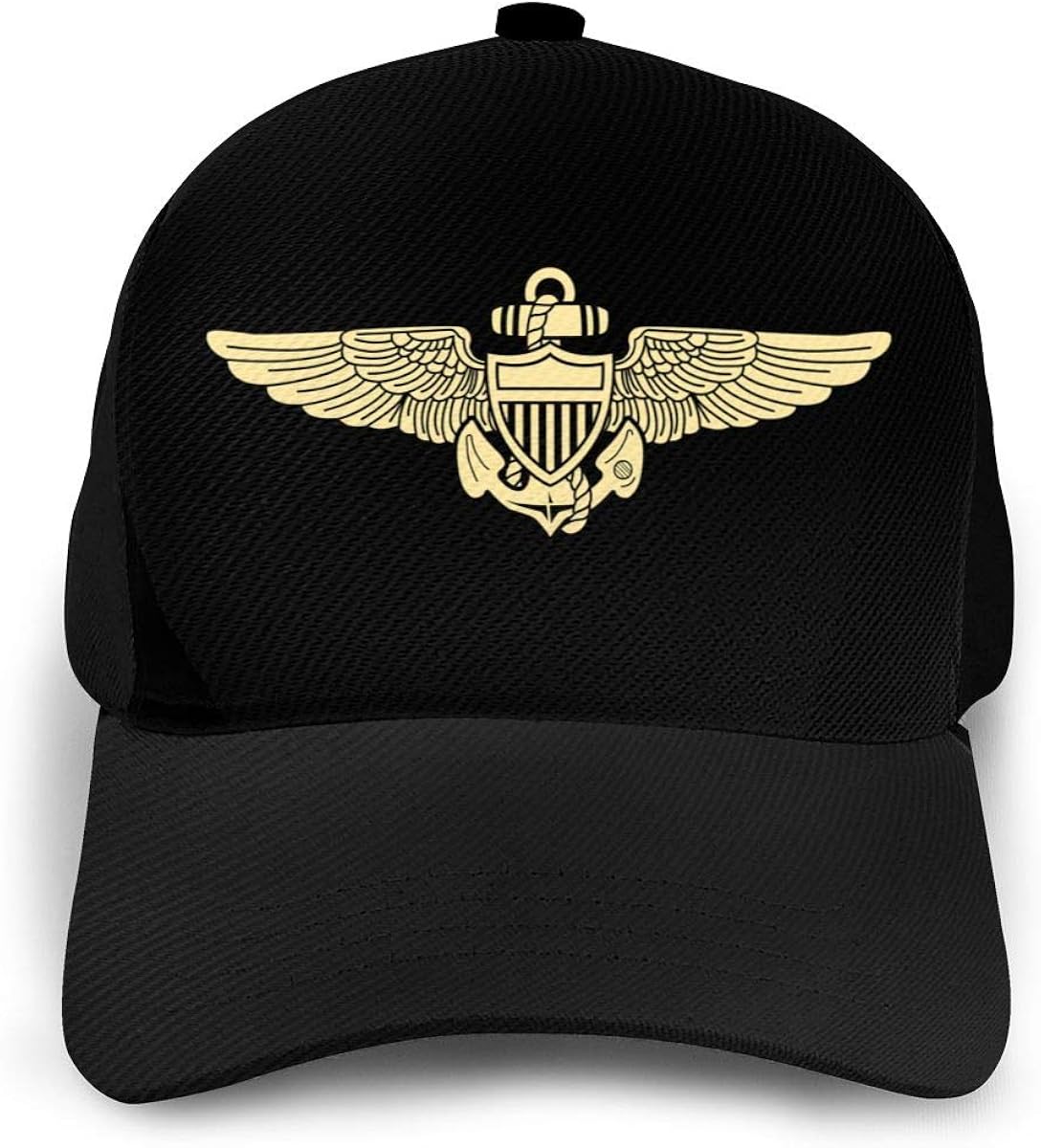 Classic Baseball Cap Naval Aviator Pilot Wings Men Women Golf Hats
