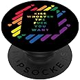 Lesbian Pride Flag Acuarela PopSockets PopGrip: Agarre Intercambiable Para Teléfonos Y Tabletas