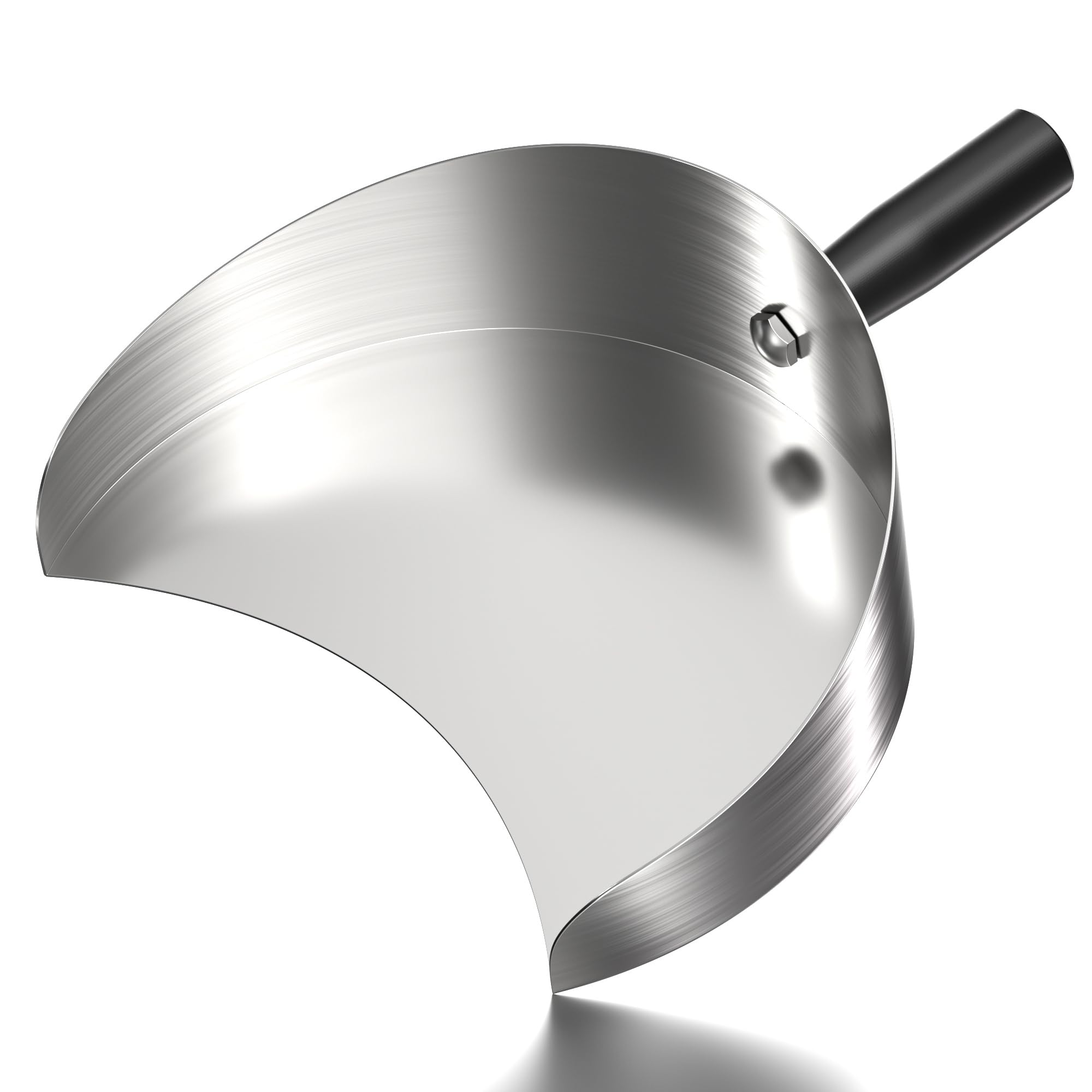 Photo 1 of WQV Handheld Rotisserie Catcher Pan, Stainless Steel Meat Catcher, Durable Rotisserie Meat Shovel with Generous Capacity and 4” Plastic Handle for Shawarma Machine Doner Kebab Grill