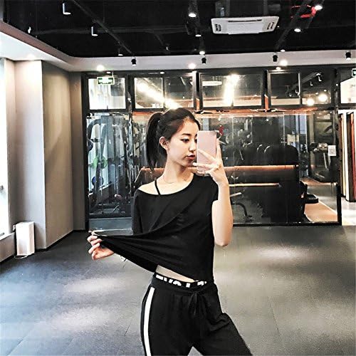トレーニングウェア ジム レディース 半袖 スポーツウェア Tシャツ トレッチ ゆったり B07cbncywj 1 367円 人気海外一番 100 品質保証 全品送料無料 即日出荷 Sale開催中