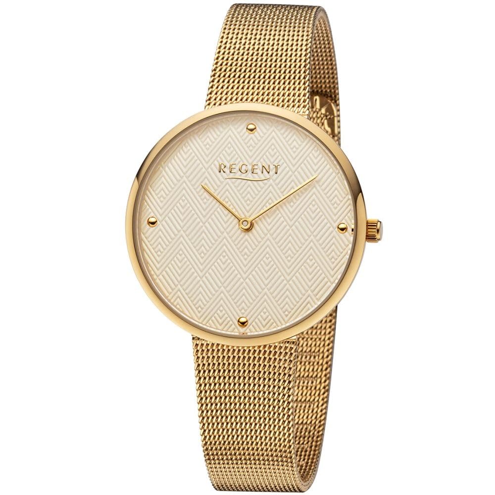 Regent Female Quartz Watch BA-572 Stainless Steel Wristwatch Elegant Analog Gold URBA572 an Offer Made by IMPPAC