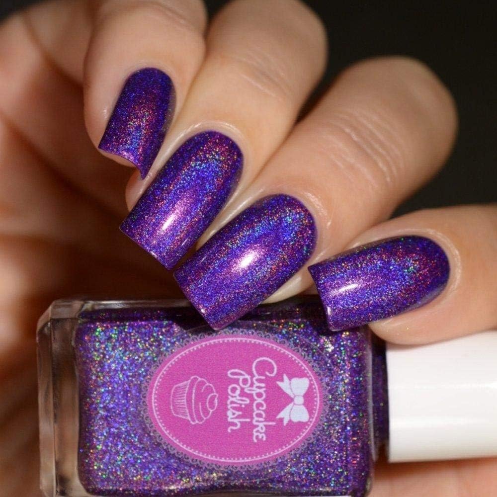 Mod Squad - purple holographic nail polish by Cupcake Polish