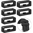 6-Pack Band keepers Compatible with Garmin Instinct/Instinct 2 Solar Watch Bands, 22mm Silicone Replacement Watch Band Loop/Holder/Retainer for Garmin Instinct Tactical/Solar/Tide/Esports