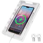 SHINEOFI Cell Phone Lock Box, Portable Phone Locker Case with 2 Keys, Transparent Mobilephone Jail Storage Box for Kids Students Adults Focus, Screen Self-control Timed Locking Container