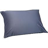 Focustree Microbead Throw Pillow with Removable Cover Bed Body Microbead Pillow Neck Head Back Support, Spandex Soft Silky Fabric for Sleeping and Travel Sofa Bedroom Comfortable (Space Gray)