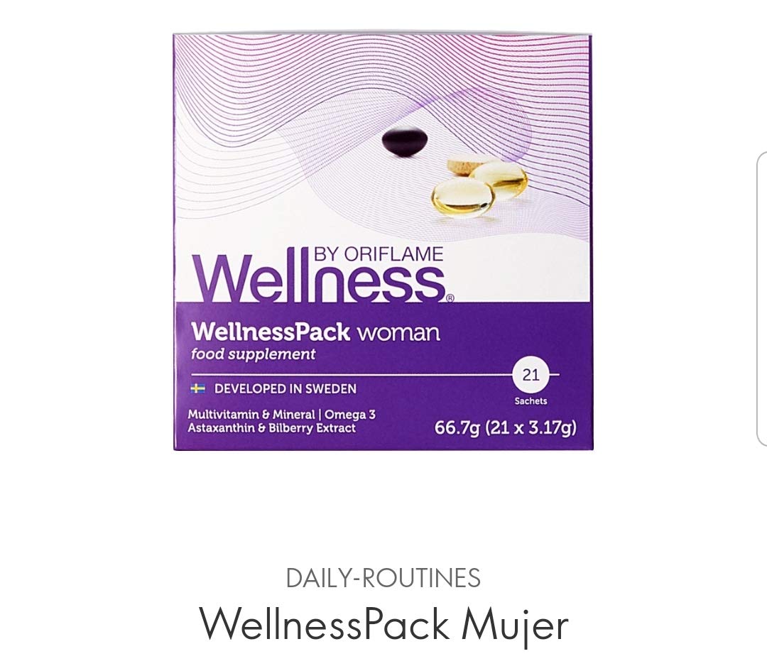 Buy 3 get 1 free Oriflame Wellness Pack Woman Multivitamin Buy Online