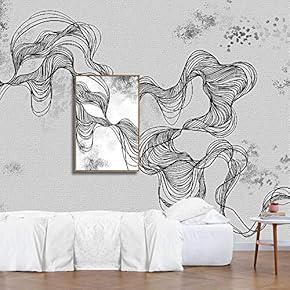 Wall Mural Creative Idea Abstract Lines Removable Self-Adhesive Large Wallpaper - 66x96 inches