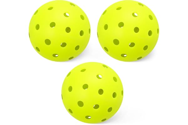 Amazon Basics Outdoor Pickleball Balls, USAPA Approved, Yellow