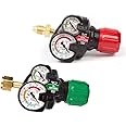 Victor ESAB Set Of Genuine Victor Edge ESS3 Oxygen and Acetylene Regulators (Brand New - Open Box Item, Not In Original Packaging)