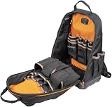 KLEIN TOOLS Tradesman Pro Extra Large 40-Pocket Electrician Tool Backpack view 8