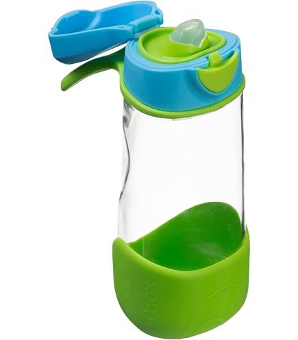 Healthy Kid Fruit Infuser Water Bottle - 10oz BPA-Free Tritan, Leak-Proof Straw, Includes Muddler & Recipes, Blue - View #7
