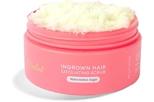 Bushbalm Ingrown Hair Exfoliating Scrub - Reduces Appearance of Ingrown Hairs and Razor Bumps, Soothes Skin and Post-Shave Re