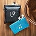 UT Wire Pocket Earbud Earphone Case Pouch Bag Organizer (Black) - 2 Pack