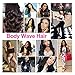 Alimina 8A Brazilian Body Wave Bundles Virgin Body Wave Human Hair Bundles Natural Color 3 Bundle Body Wave(16 18 20)