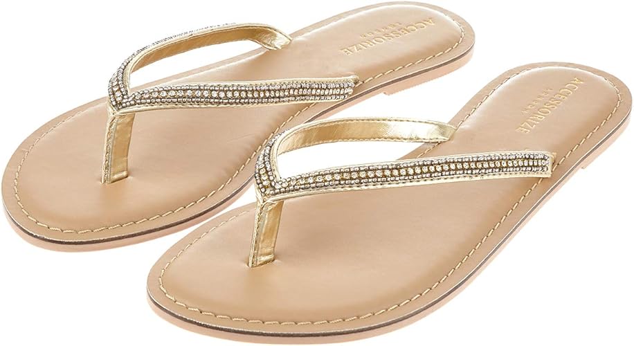 accessorize flip flops