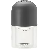 Tovolo Microwave Steam Cleaner for Inside Microwave Oven Easy to Use Fill Lines for Water Vinegar Helps Clean and Deodorize, Microwaveable Silicone BPA Free Steaming Cleaner for Home Office Microwave